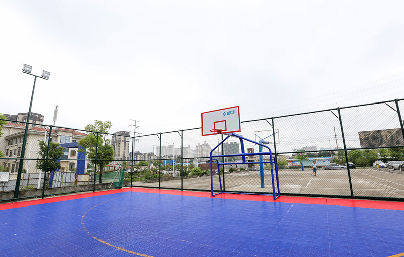 悬浮拼接地板篮球场