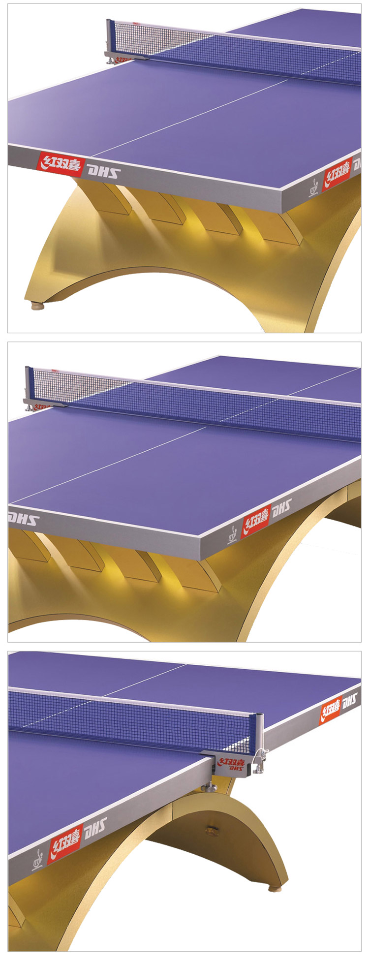 金彩虹乒乓球台_红双喜乒乓球桌_比赛专用乒乓球台-广西KS娱乐官网体育健身器材有限公司
