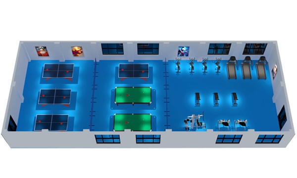 200平方健身房配置方案-广西KS娱乐官网体育健身器材有限公司