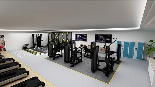 120平方健身房配置方案-广西KS娱乐官网体育健身器材有限公司
