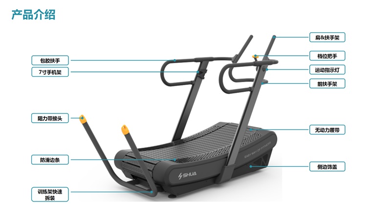 KS娱乐官网SH-T901Z无动力跑步机-广西KS娱乐官网体育健身器材有限公司